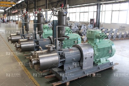 我司為某集團設計生產的大型乳化泵完成