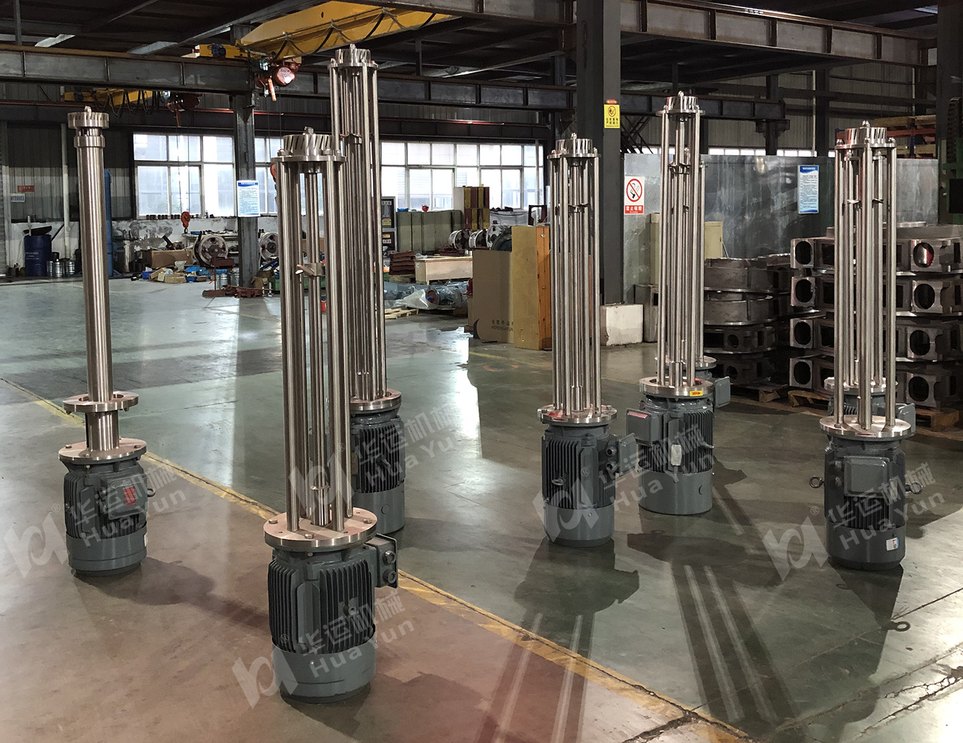 為某集團(tuán)設(shè)計(jì)生產(chǎn)的乳化機(jī)制造完成