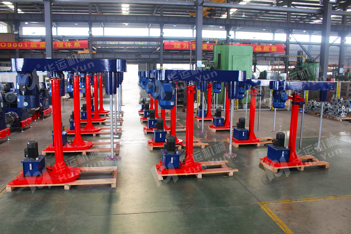 為某集團生產的一批分散機完成制造